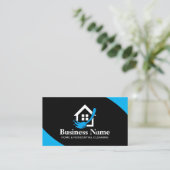 Hausreinigung Hausmädchen mit individuellem Logo Visitenkarte (Stehend Vorderseite)