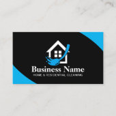 Hausreinigung Hausmädchen mit individuellem Logo Visitenkarte (Vorderseite)