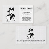 Hausreinigung | Hintergrund der Badezimmer Fliesen Visitenkarte (Vorne/Hinten)