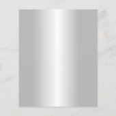 Hausreinigung Housekeeping Service Modernes Silber Flyer (Hinten)