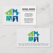 Hausreinigung | Kacheln Visitenkarte (Vorne/Hinten)