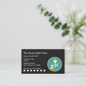 Hausreinigung Kundenbindungskarten Treuekarte (Stehend Vorderseite)