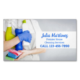 Hausreinigung Magnetische Visitenkarte