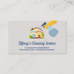 Hausreinigung Maid Cleaners Visitenkarte