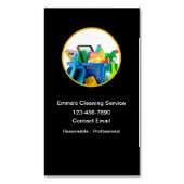 Hausreinigung modern einfach magnetische visitenkarte (Vorderseite Vertikal)