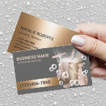 Hausreinigung Moderne Gold Sauberkeit Visitenkarte<br><div class="desc">Moderne Gold House Reinigungsservice Business Cards.</div>