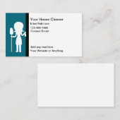 Hausreinigung Moderne Visitenkarten Visitenkarte (Vorne/Hinten)