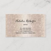 Hausreinigung Moderner Dienst für Marine- und Gold Visitenkarte (Rückseite)