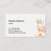 Hausreinigung Moderner Zimmermädchenservice Visitenkarte (Rückseite)