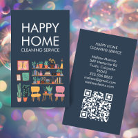 Hausreinigung Niedliches Wohnzimmer Art QR Code
