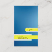 Hausreinigung, Reinigungskosten Business Card Visitenkarte (Rückseite)