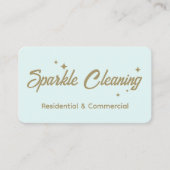 Hausreinigung Retrostars Visitenkarte (Vorderseite)