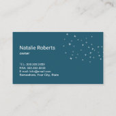 Hausreinigung Rose Gold Spray Modernes Blumenmuste Visitenkarte (Rückseite)