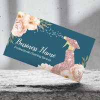 Hausreinigung Rose Gold Spray Modernes Blumenmuste