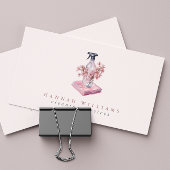 Hausreinigung Spray Flasche QR Code Visitenkarte