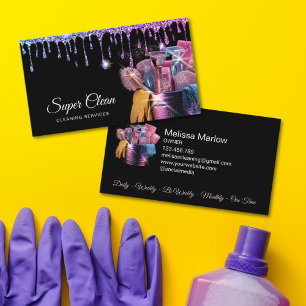 Hausreinigung und Haushälterei für Wohn- und Gewer Visitenkarte