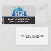 Hausreinigung und -pflege visitenkarte (Vorne/Hinten)