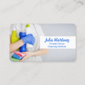 Hausreinigung Visitenkarte (Vorderseite)