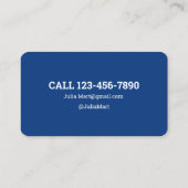 Hausreinigung Visitenkarte (Rückseite)