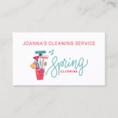 Hausreinigung Visitenkarte (Vorderseite)