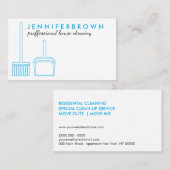 Hausreinigung Visitenkarte (Vorne/Hinten)