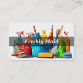 Hausreinigung Visitenkarte (Vorderseite)