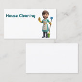 Hausreinigung Visitenkarte (Vorne/Hinten)