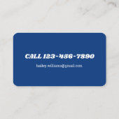 Hausreinigung Visitenkarte (Rückseite)