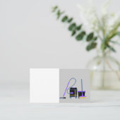 Hausreinigung Visitenkarte  (Stehend Vorderseite)