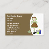 Hausreinigung Visitenkarten Visitenkarte (Vorderseite)