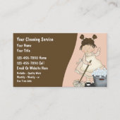 Hausreinigung Visitenkarten Visitenkarte (Vorderseite)