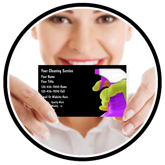 Hausreinigung Visitenkarten Visitenkarte