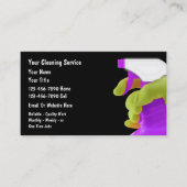 Hausreinigung Visitenkarten Visitenkarte (Vorderseite)