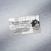 Hausreinigung | Wohnzimmer Magnetische Visitenkarte (Beispiel)