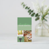 Hausreinigung Zuhause-Reinigungsdienst Visitenkarte (Stehend Vorderseite)