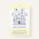 Hausreinigung Zuhause Services Charming Ausweis (Vorderseite)