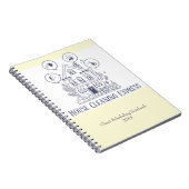 Hausreinigung Zuhause Services Charming Notizblock (Rechte Seite)