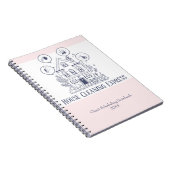 Hausreinigung Zuhause Services Charming Notizblock (Rechte Seite)