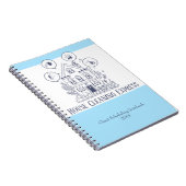 Hausreinigung Zuhause Services Charming Notizblock (Rechte Seite)