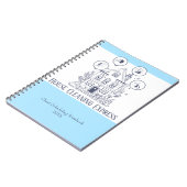 Hausreinigung Zuhause Services Charming Notizblock (Linke Seite)