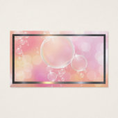 Hausreinigungs-Service-Logo | Seifenblasen (Rückseite)