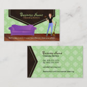 Hausreinigungs-Visitenkarten Visitenkarte (Vorne/Hinten)