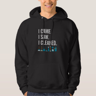 Hausreinigungsdienst I KAM SAH REINIGTE Staubentfe Hoodie