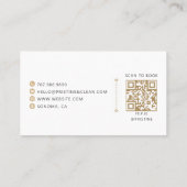 Hausreinigungsdienst QR Code Visitenkarte (Rückseite)