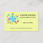 Hausreinigungskarte Visitenkarte (Vorderseite)