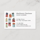 Hausreinigungskarte Visitenkarte (Vorderseite)