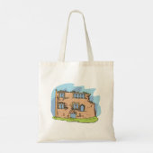 Hausruinen Krummeln Gebäude Totbeutel Tragetasche (Rückseite)