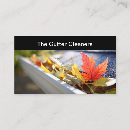 Haussäuberungsunternehmer Visitenkarte (Vorderseite)