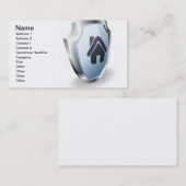 Hausschildkonzept Visitenkarte (Vorne/Hinten)