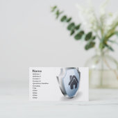 Hausschildkonzept Visitenkarte (Stehend Vorderseite)